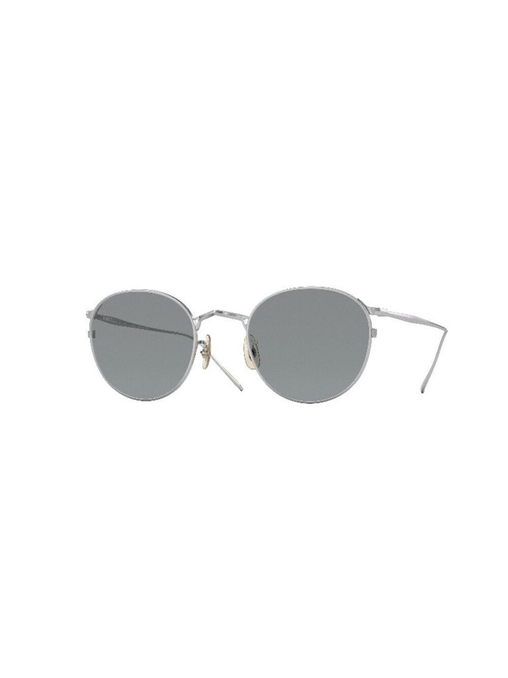 New Oliver Peoples Unisex Sunglasses Silver Blue Lens Titanium Frame OV1311ST G.
